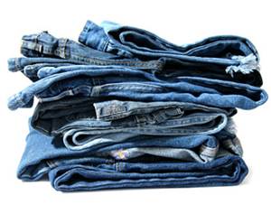 mencuci jeans